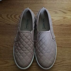 Pink Steve Madden slip on sneakers